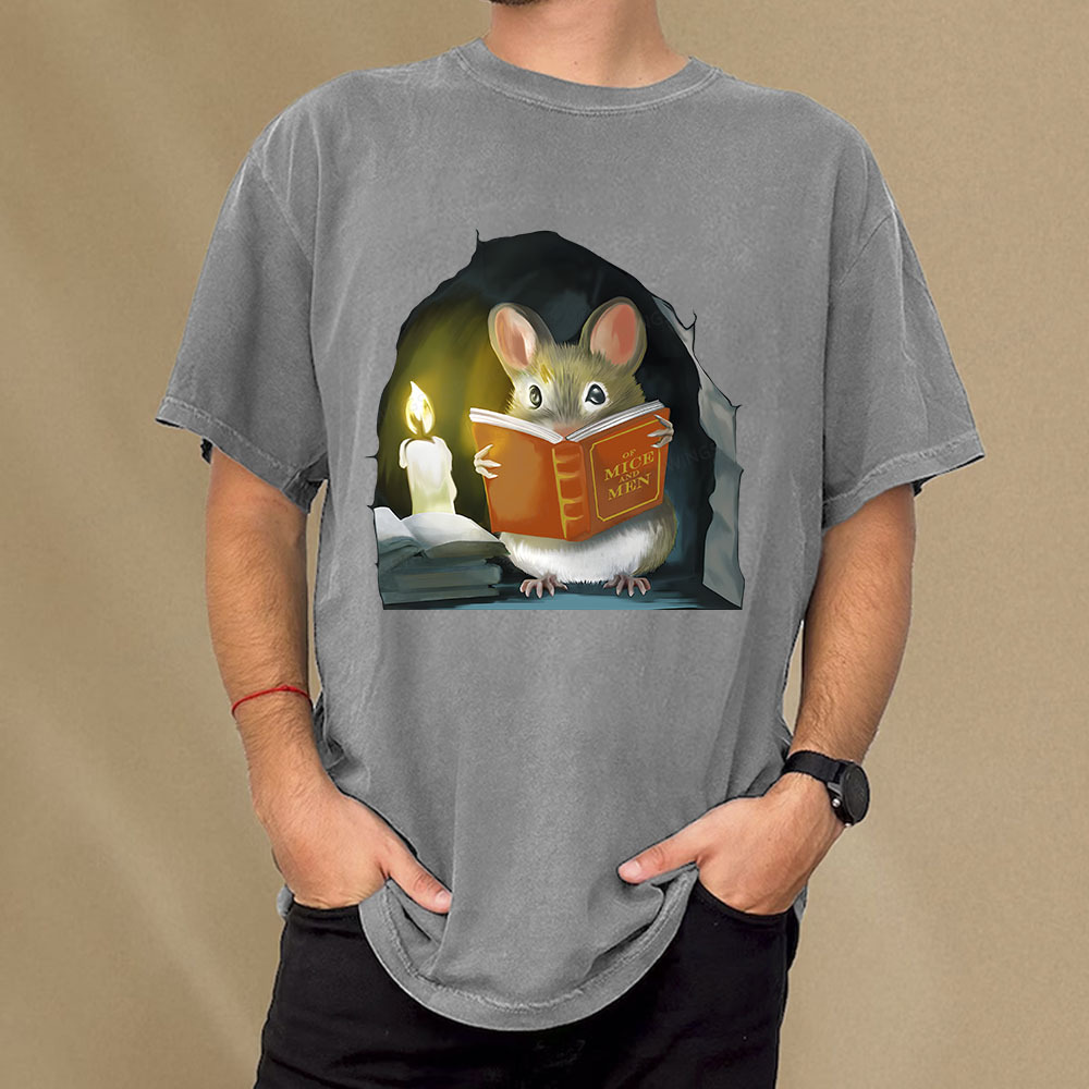 Pagewings Of Mice And Men Unisex Washed T-shirt