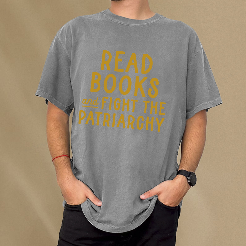 Pagewings Feminist Shirt, Banned Books Shirt Unisex Washed T-shirt