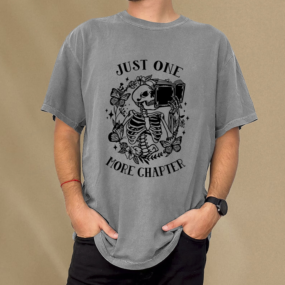 Pagewings Book Lover Shirt, Reading Shirt Unisex Washed T-shirt