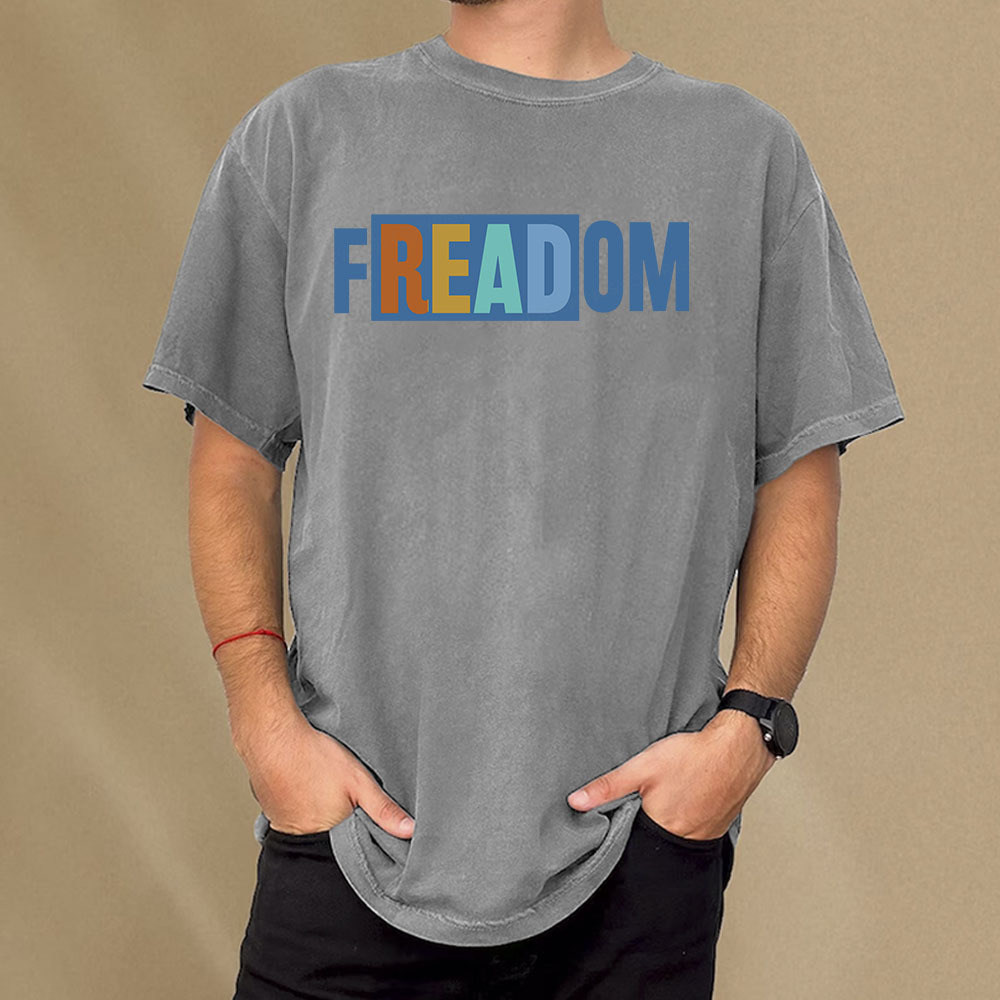 Pagewings Freadom Unisex Washed T-shirt
