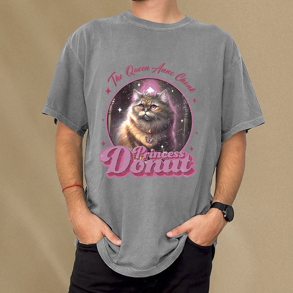 Pagewings Princess Donut  Unisex Washed T-shirt