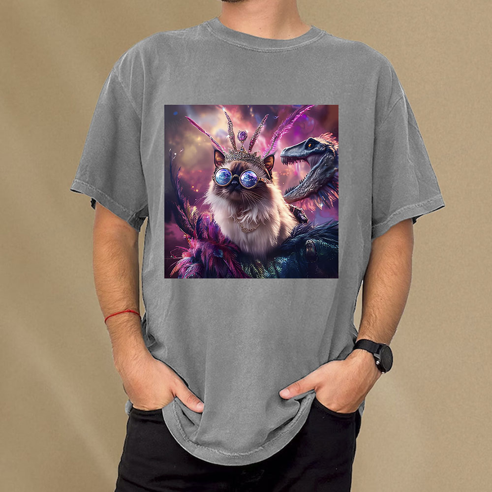 Pagewings Princess Donut & Mongo Unisex Washed T-shirt