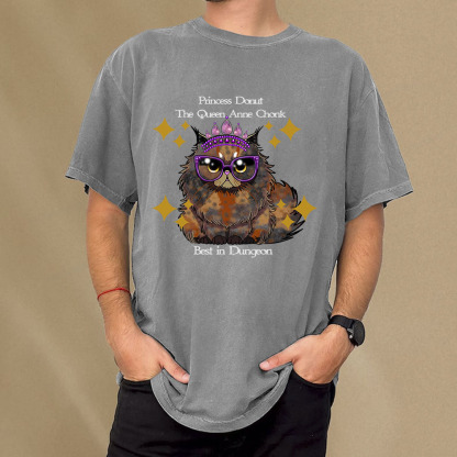 Pagewings Princess Donut Unisex Washed T-shirt