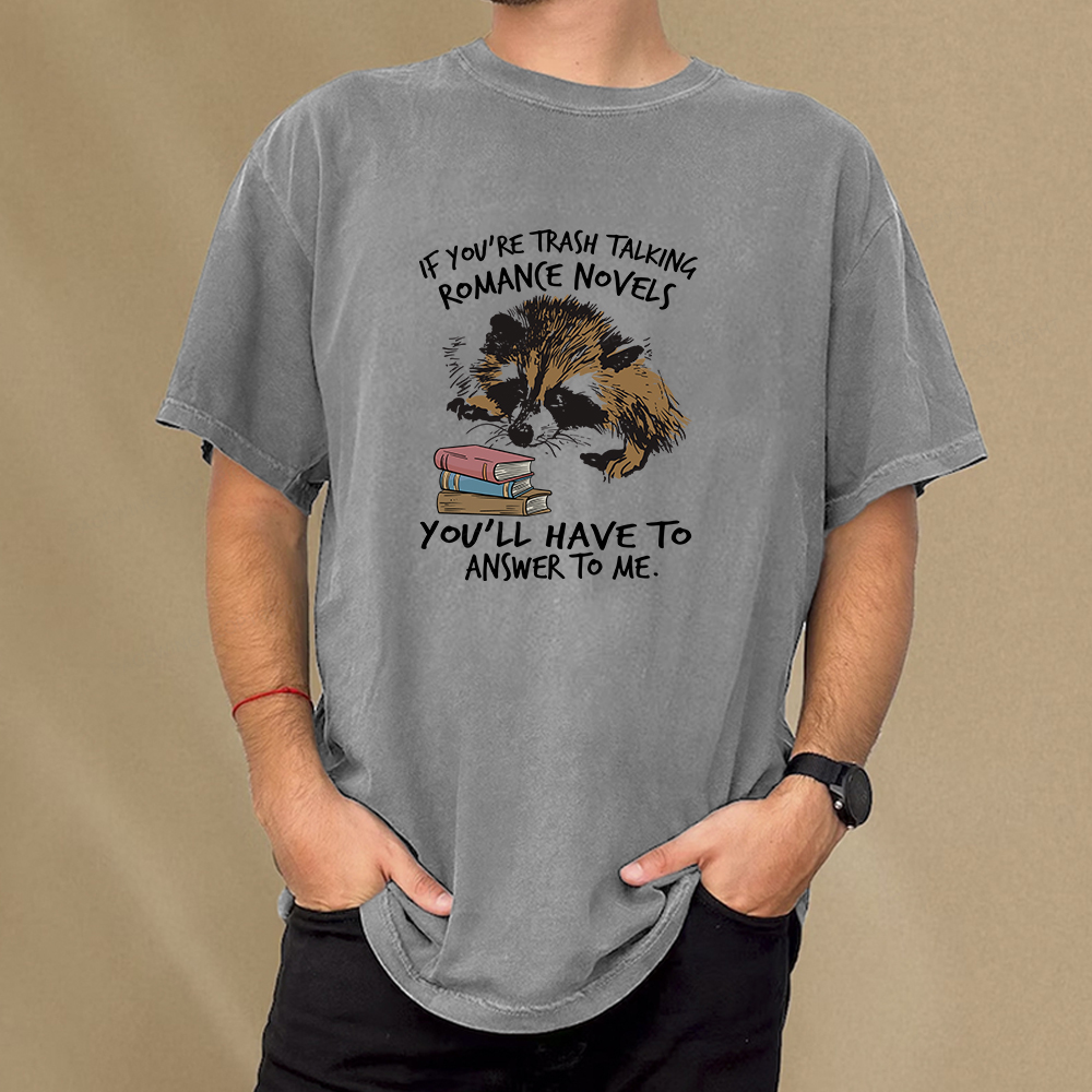 Pagewings Talking Ronan E Novels Unisex Washed T-shirt