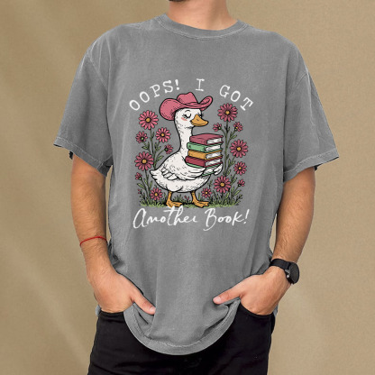 Pagewings Oops I Got Another Book Unisex Washed T-shirt