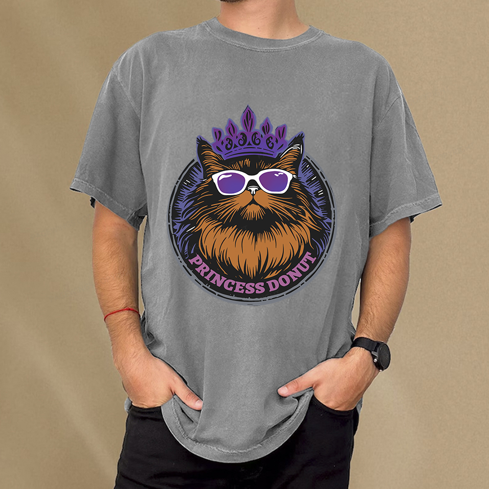 Pagewings Princess Donut Unisex Washed T-shirt