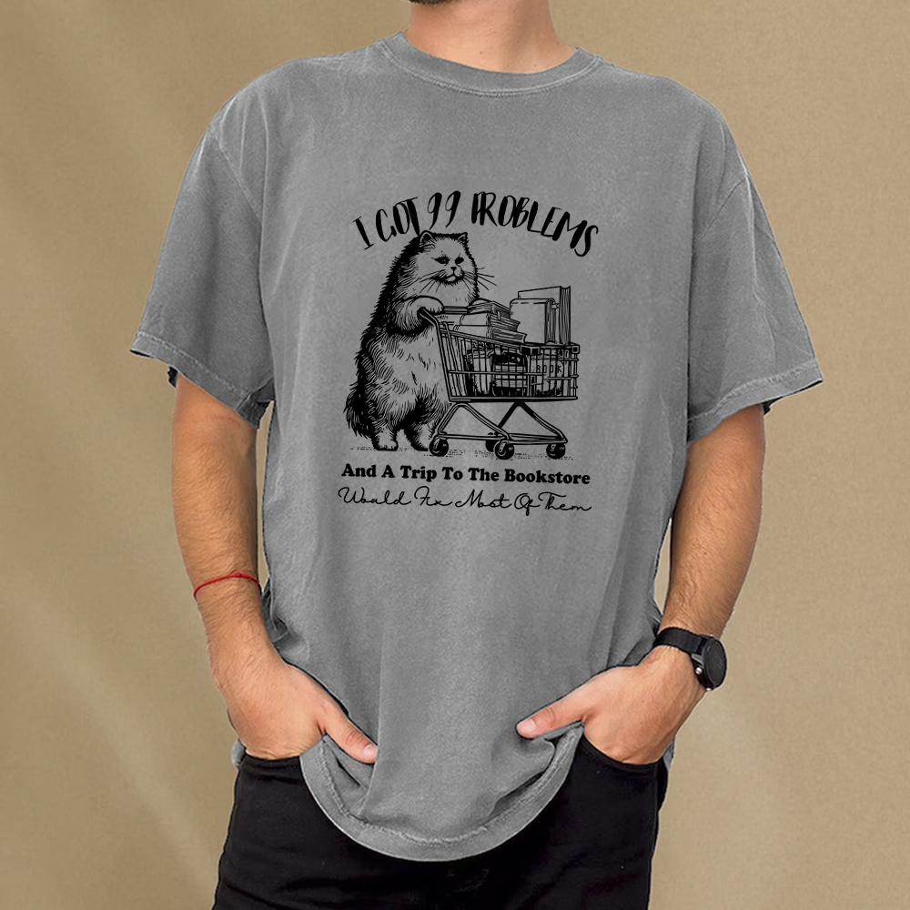 Pagewings I Got 99 Problems Unisex Washed T-shirt