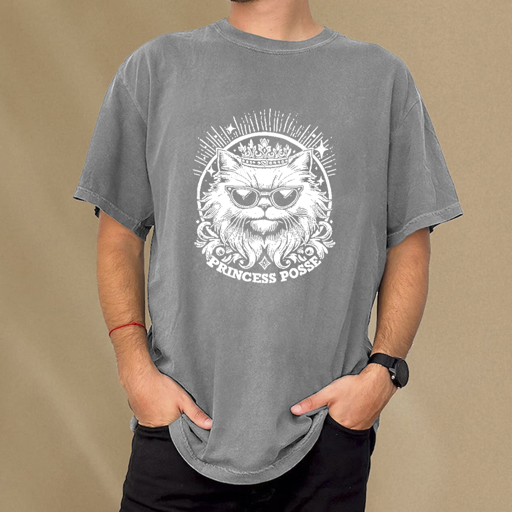 Pagewings Princess Posse Unisex Washed T-shirt