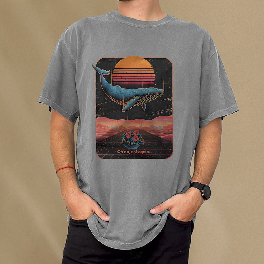 Pagewings Oh No, Not Again Unisex Washed T-shirt