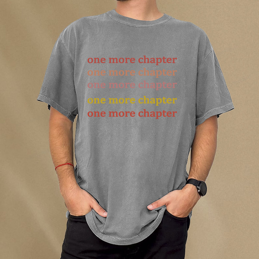 Pagewings One More Chapter Unisex Washed T-shirt