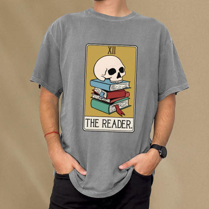 Pagewings Funny Tarot Shirt Tarot Card Funny Shirt Unisex Washed T-shirt