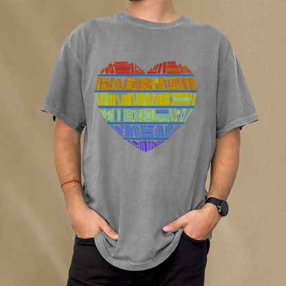 Pagewings All Love for knowledge Unisex Washed T-shirt