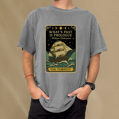 Pagewings What's Past Is Prologue Unisex Washed T-shirt