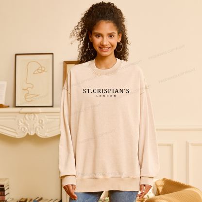 Pagewings Crispian's Unisex Washed Sweatshirt