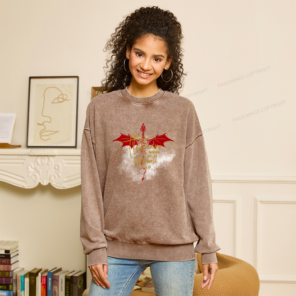 Pagewings We are the Thirteen Unisex Washed Sweatshirt
