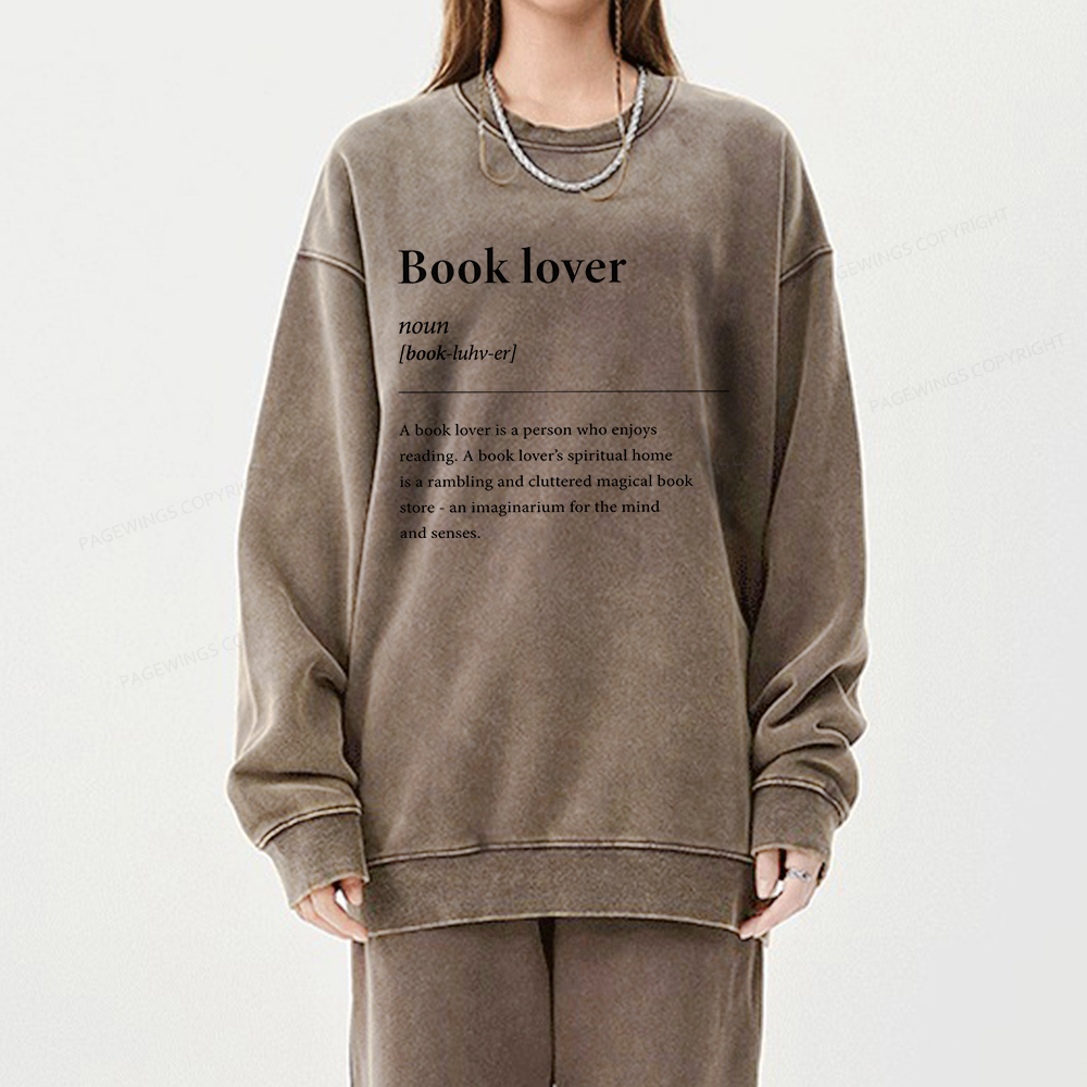 Pagewings An Imagination For The Mind And Senses Unisex Washed Sweatshirt