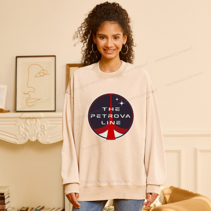Pagewings The Petrova Line Unisex Washed Sweatshirt