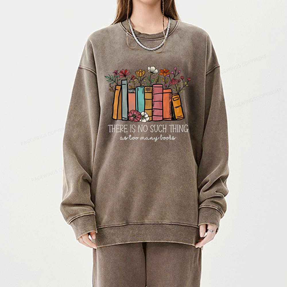 Pagewings Such A Thing Unisex Washed Sweatshirt