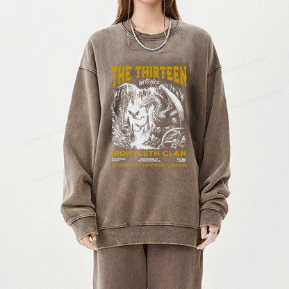 Pagewings The Thirteen Unisex Washed Sweatshirt