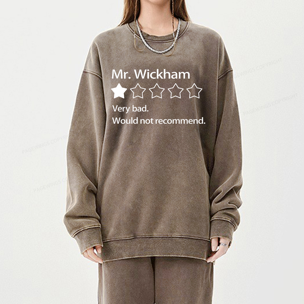 Pagewings Comfort Colors Pride & Prejudice Unisex Washed Sweatshirt