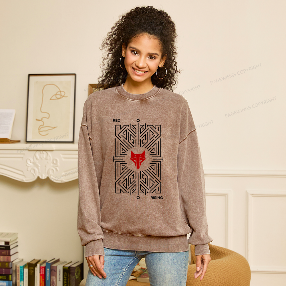 Pagewings Howlers Unisex Washed Sweatshirt