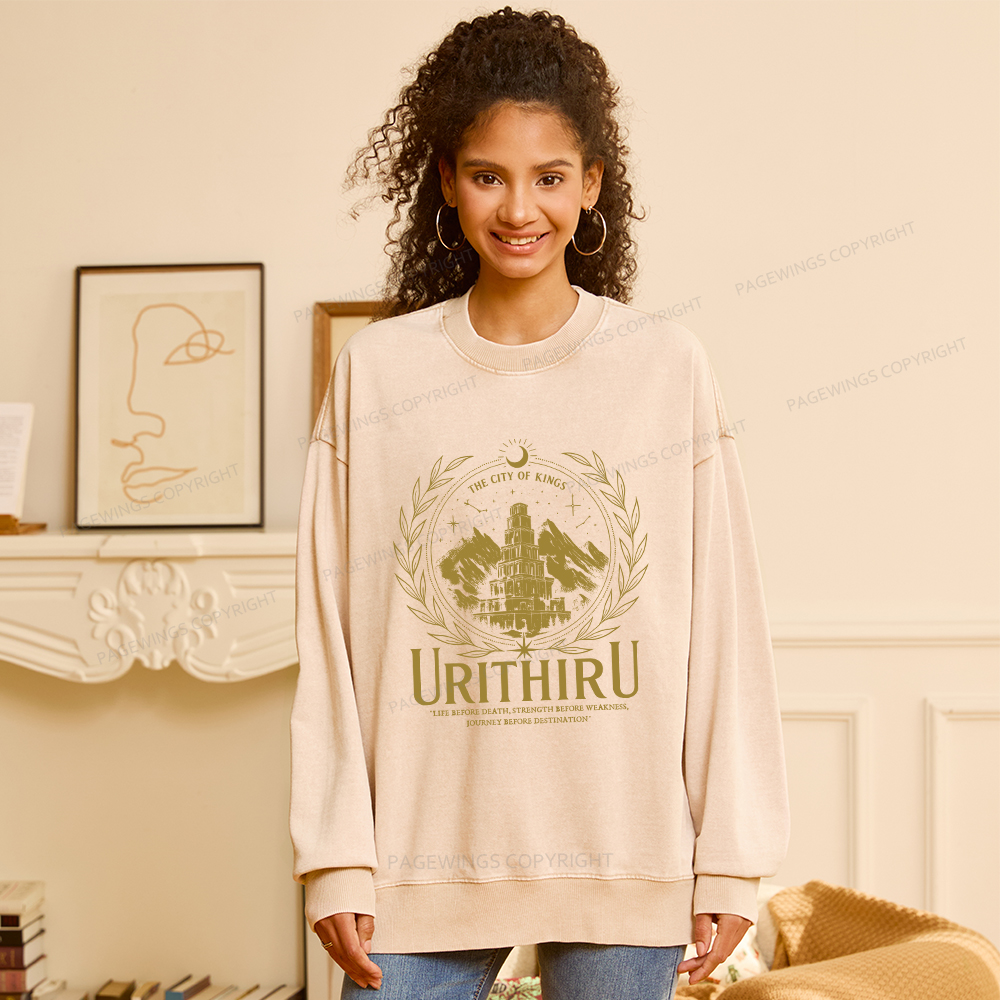Pagewings Urithiru Unisex Washed Sweatshirt