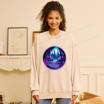 Pagewings Shadesmar National Park Unisex Washed Sweatshirt