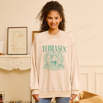 Pagewings Terrasen Unisex Washed Sweatshirt