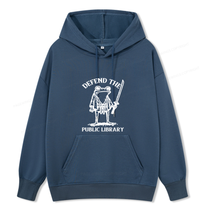 Pagewings Defend Your Public Library Unisex Classic Hoodie