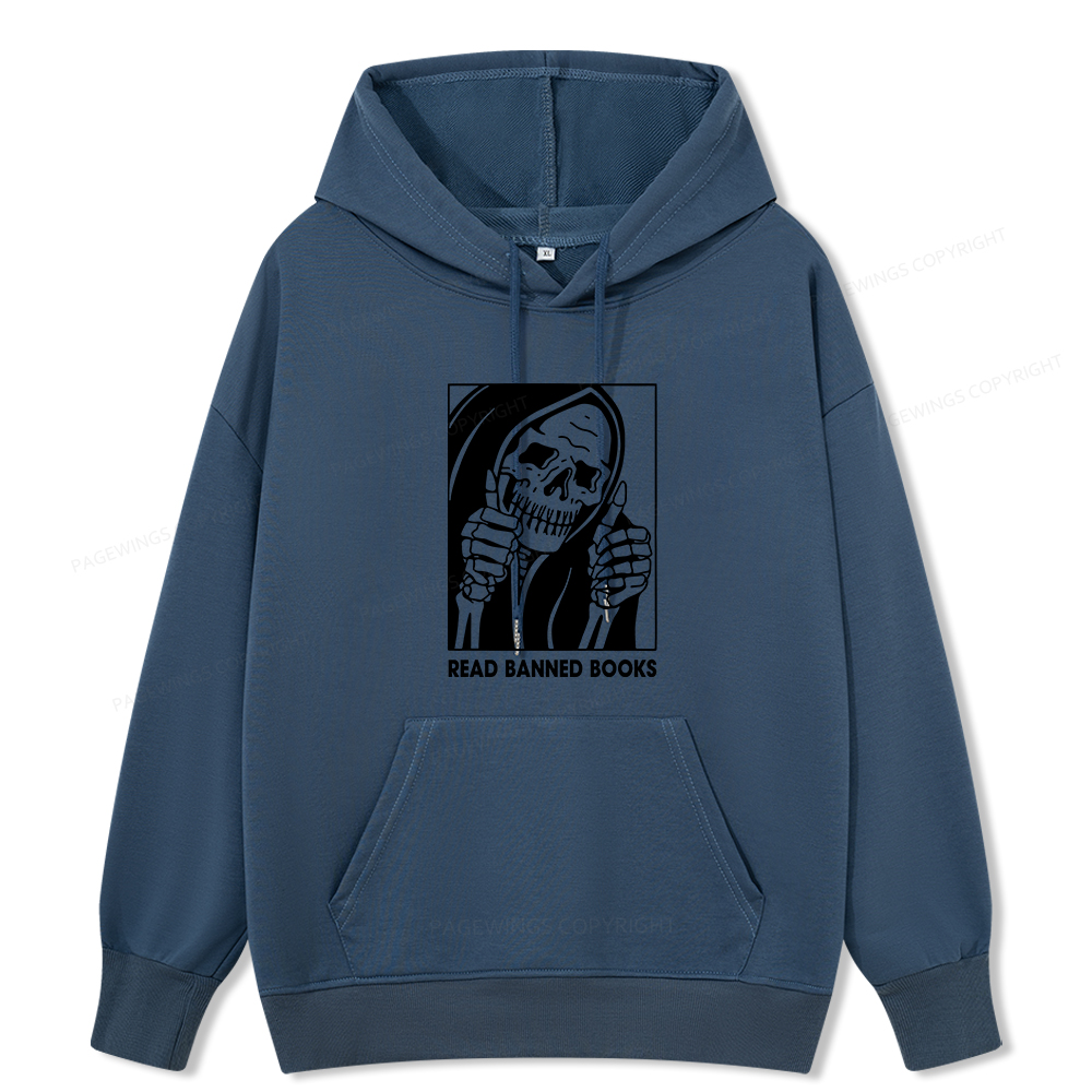 Pagewings Read Banned Book Unisex Classic Hoodie