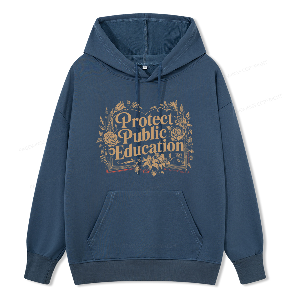 Pagewings Protect Public Education Unisex Classic Hoodie