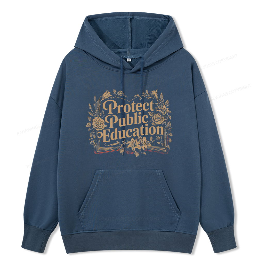 Pagewings Protect Public Education Unisex Classic Hoodie