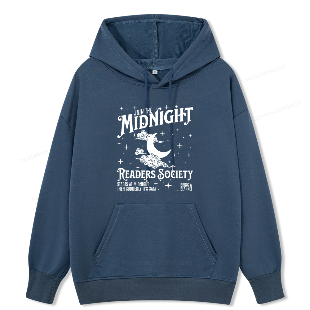 Pagewings Late Night Readers Book Club Unisex Classic Hoodie