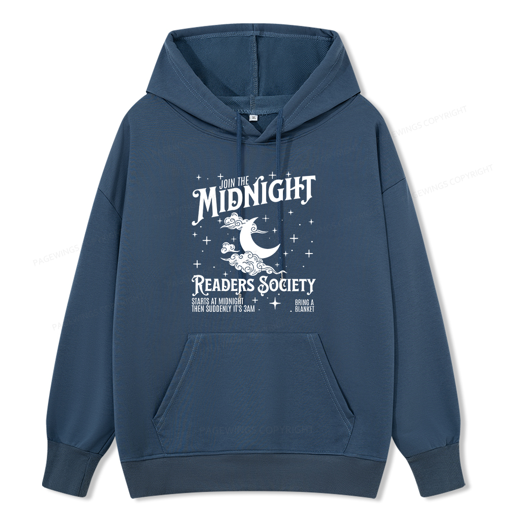 Pagewings Late Night Readers Book Club Unisex Classic Hoodie
