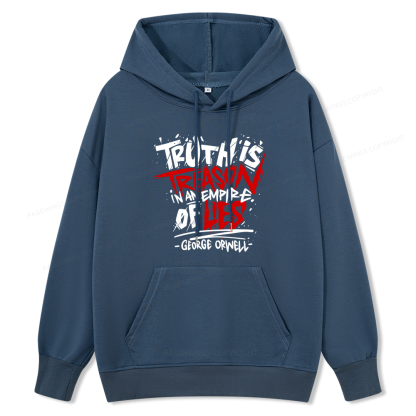 Pagewings Truth Is Treason In An Empire Of Lies Unisex Classic Hoodie