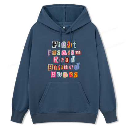 Pagewings Fight Fascism Read Books Unisex Classic Hoodie