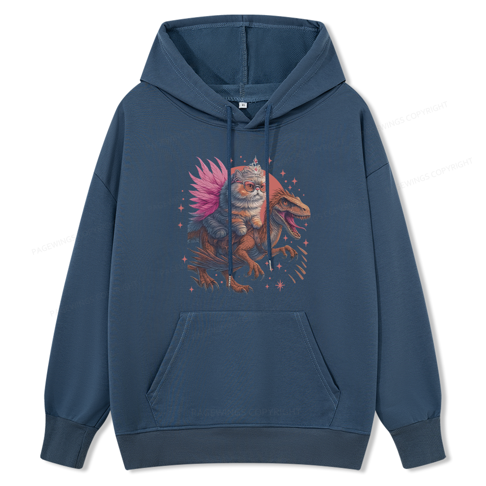 Pagewings Vintage Book Lover Princess Unisex Classic Hoodie