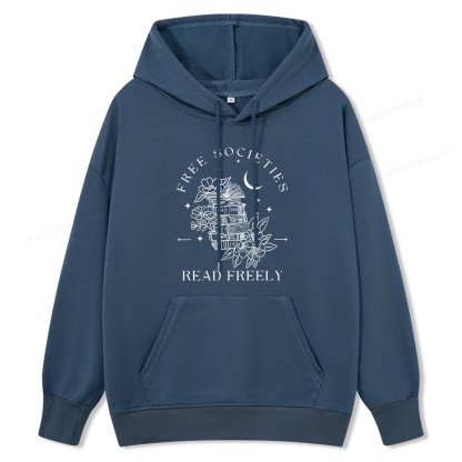 Pagewings Free Societies Read Freely Unisex Classic Hoodie