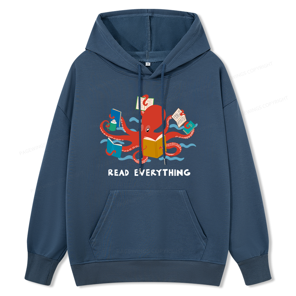 Pagewings Read Everything Unisex Classic Hoodie