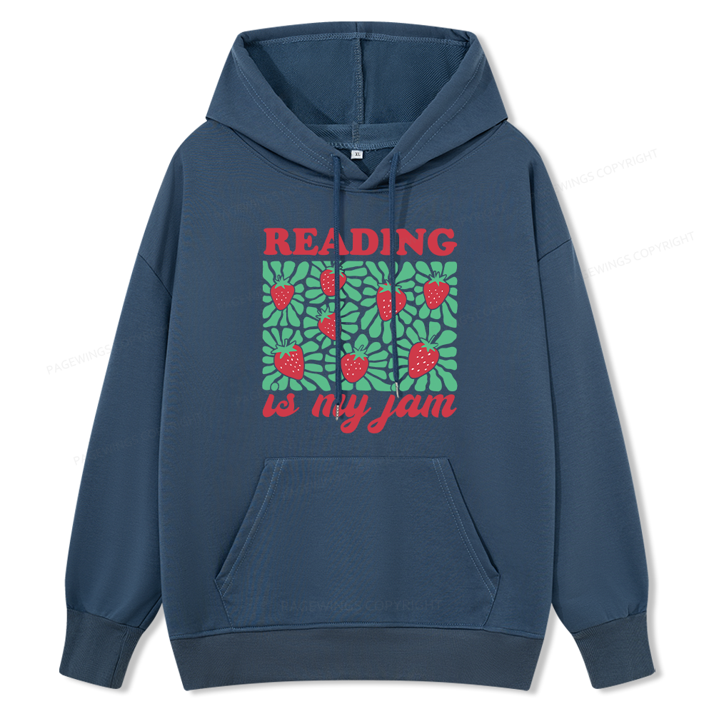 Pagewings Reading Is My Jam Unisex Classic Hoodie