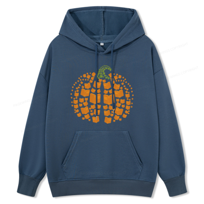 Pagewings Thanksgiving Book Pumpkin Unisex Classic Hoodie