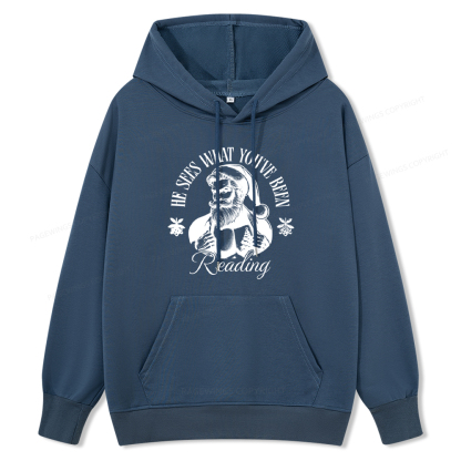 Pagewings He Sees What You've Been Reading Unisex Classic Hoodie