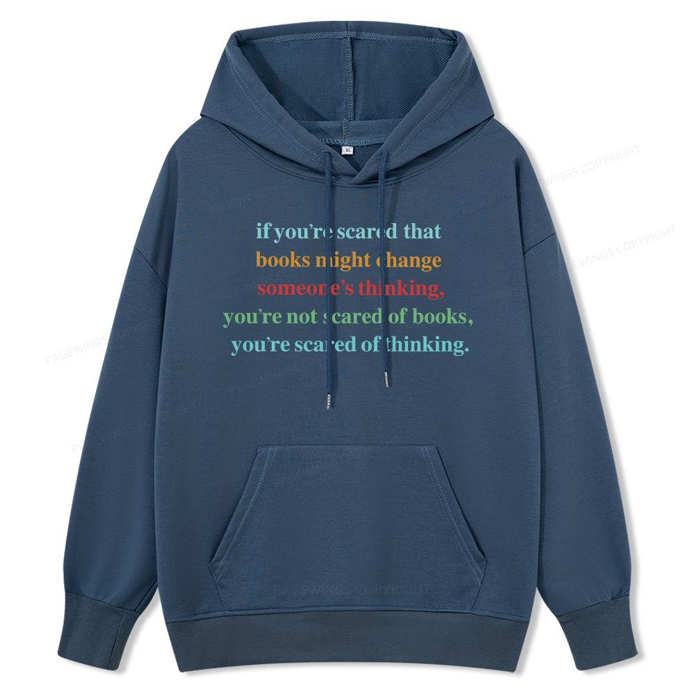 Pagewings Censorship Social Justice Shirt Booktrovert Unisex Classic Hoodie