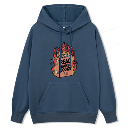 Pagewings Read Banned Books  Unisex Classic Hoodie