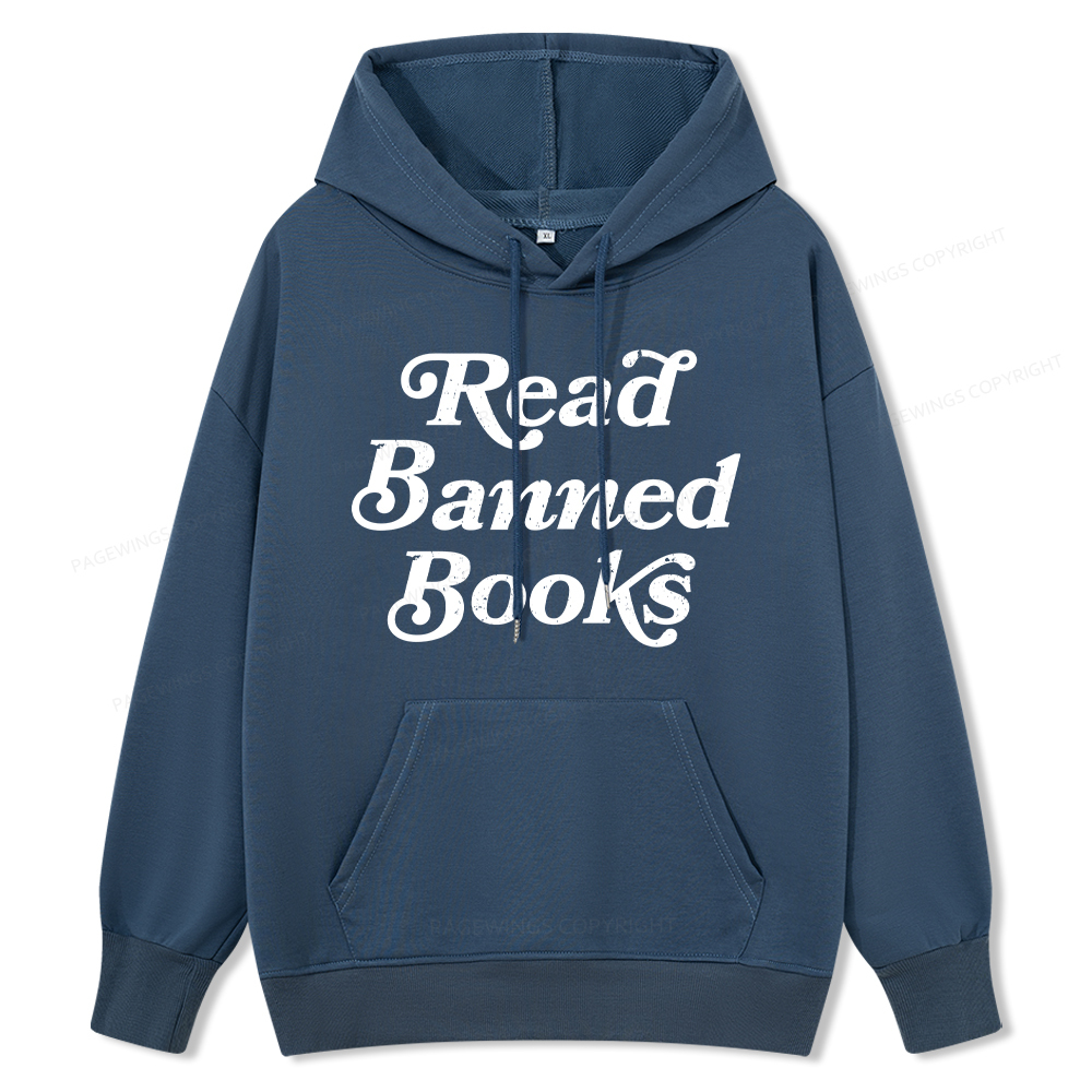 Pagewings Read Banned Books Unisex Classic Hoodie