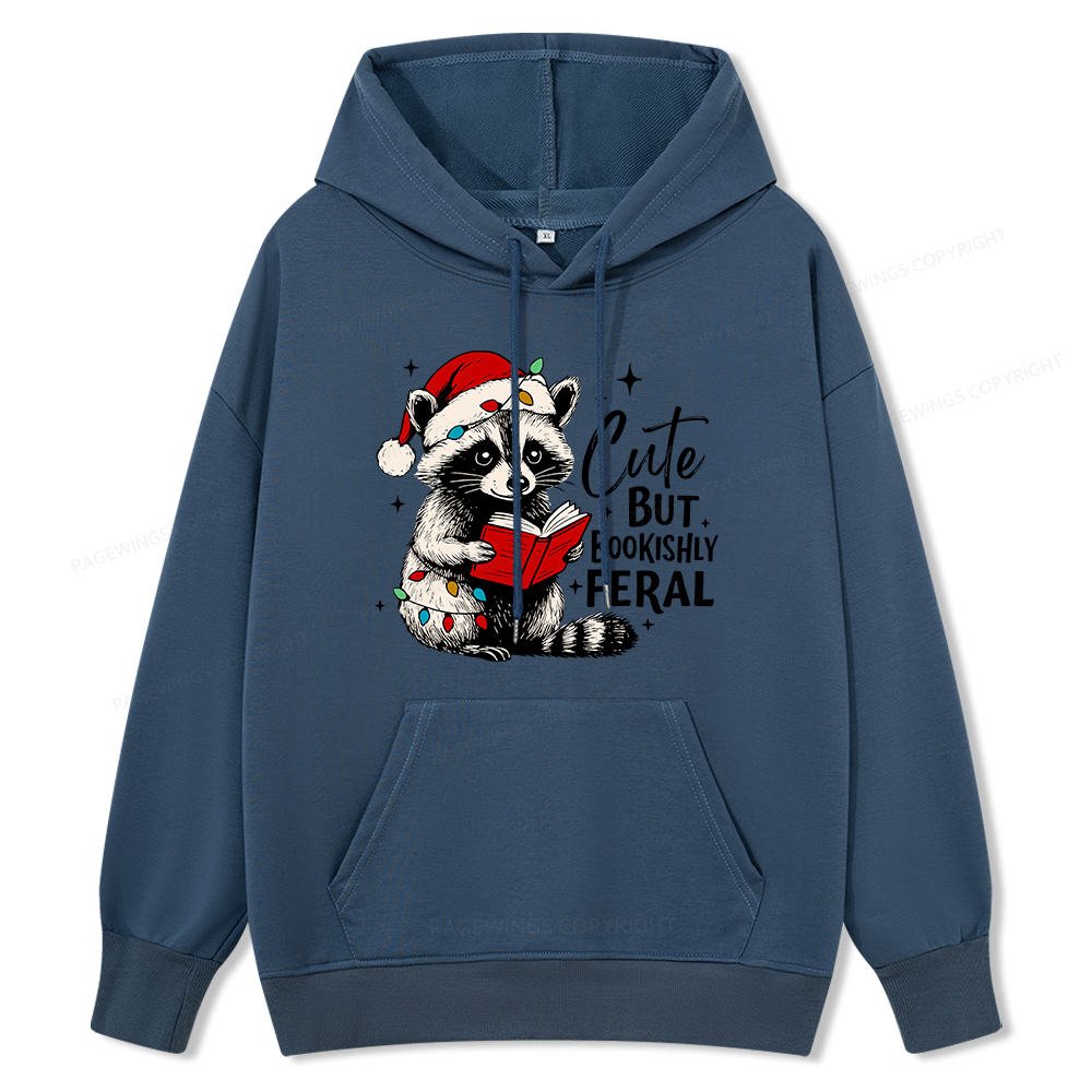 Pagewings Cute But Feral Unisex Classic Hoodie