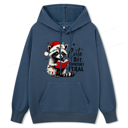 Pagewings Cute But Feral Unisex Classic Hoodie