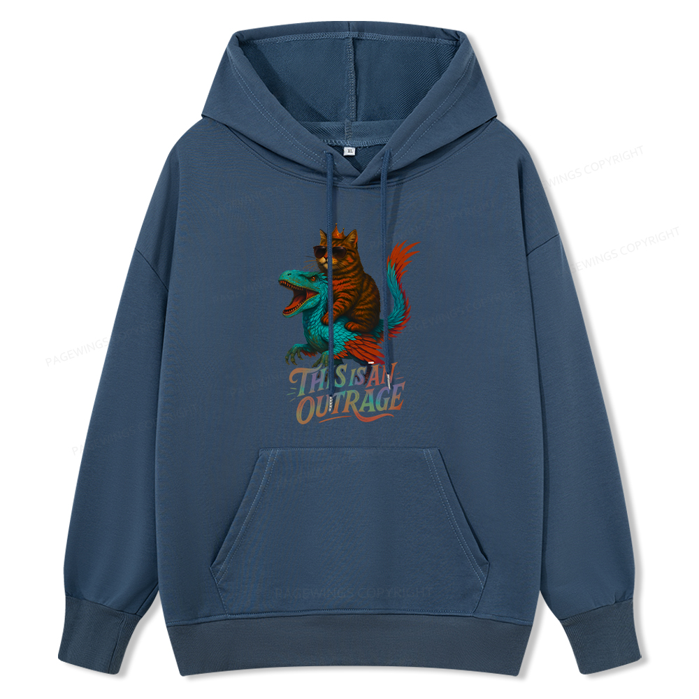 Pagewings Vintage Book Lover Princess Unisex Classic Hoodie