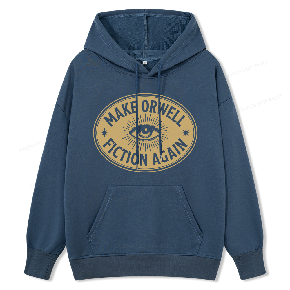 Pagewings Make Orwell Fiction Again Unisex Classic Hoodie