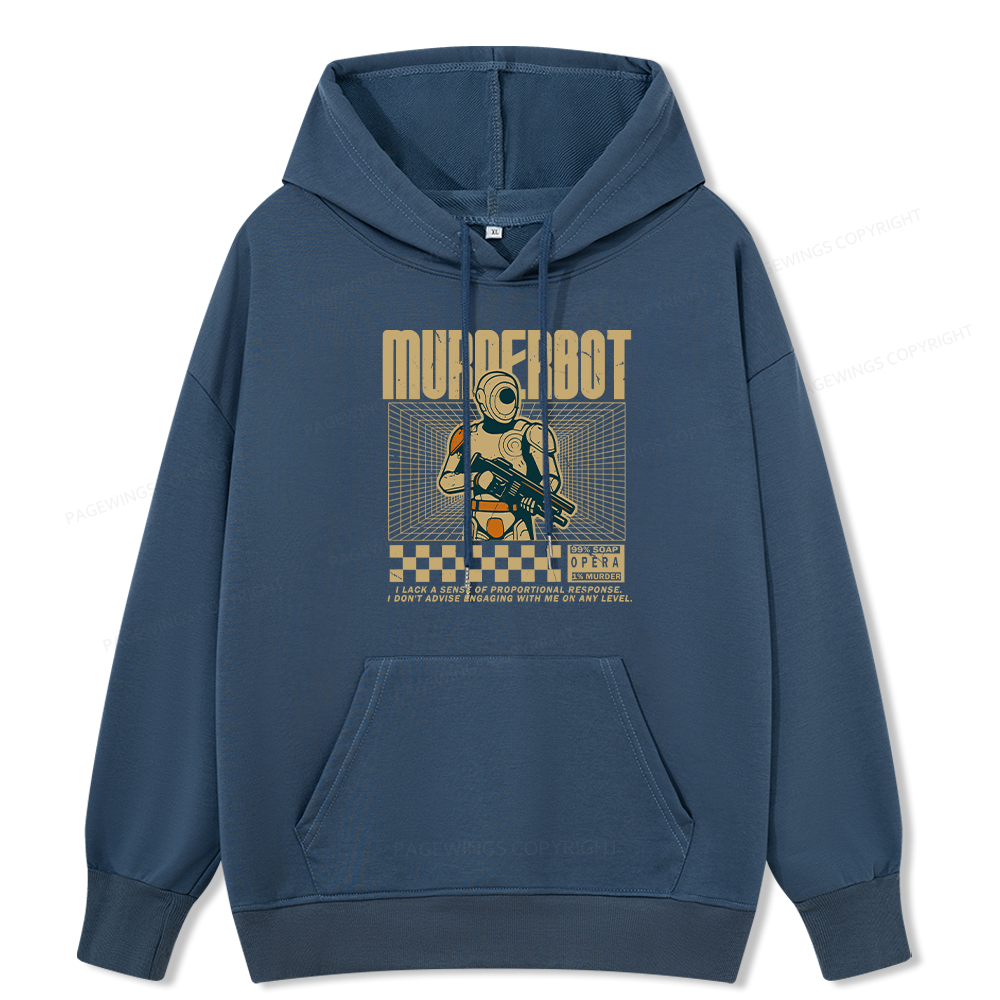 Pagewings Sci-Fiction Robot Hobby Unisex Classic Hoodie